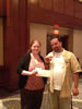 Photo of Matt Yeager winning 2 tickets to our upcoming Phillies Night at the 14th Employment Supports Symposium